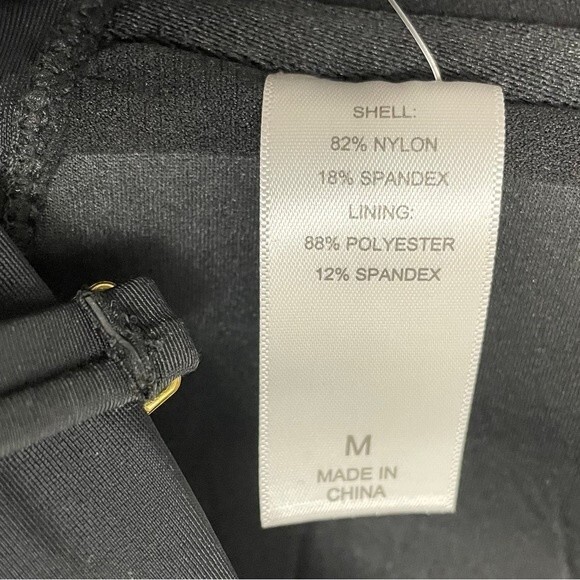 NWT SeaFancy One Piece Black Swimsuit With Side Cutouts Women’s Size Medium NEW - Picture 9 of 12